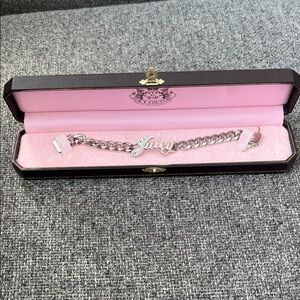 Juicy Couture Silver Charm Bracelet